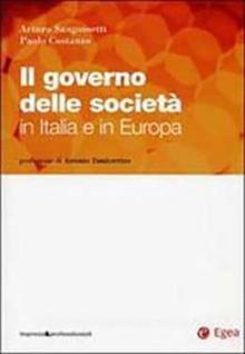 Il governo delle società in Italia e in Europa